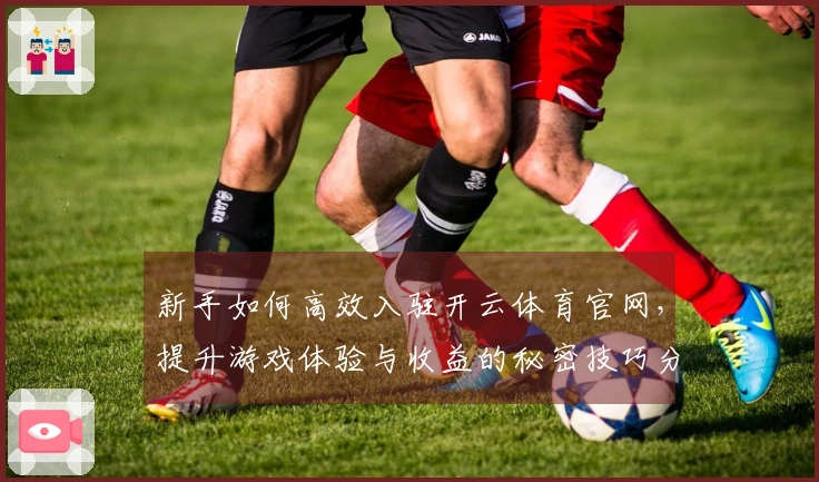 新手如何高效入驻开云体育官网，提升游戏体验与收益的秘密技巧分享